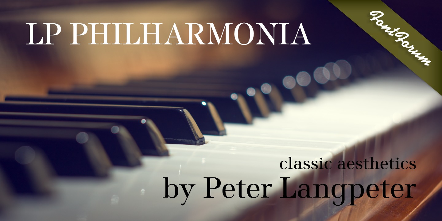 Czcionka LP Philharmonia